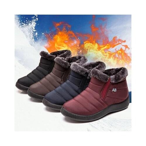 2020 new Winter Women Boots Waterproof Snow Boots Female Plush Winter Boots Women Waterproof cotton boots winter womens shoes