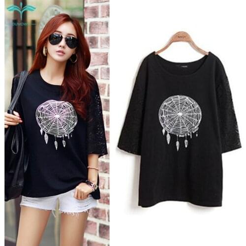 OUMOWEI Women's T-shirts With Print