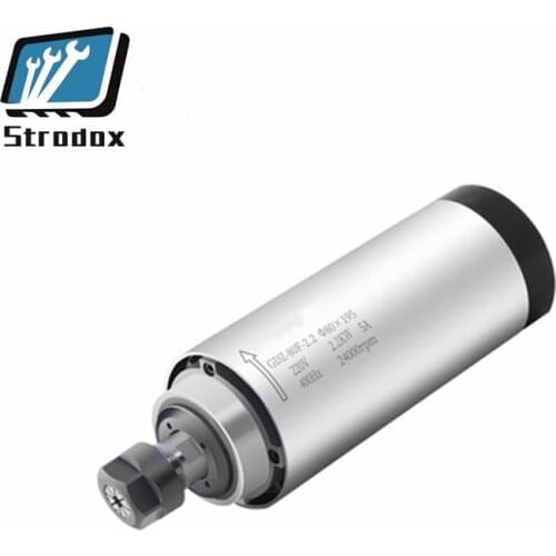 Spindle high speed motor engraving machine spindle motor air cooling 1.5/2.2kw motorized spindle engraving machine accessories
