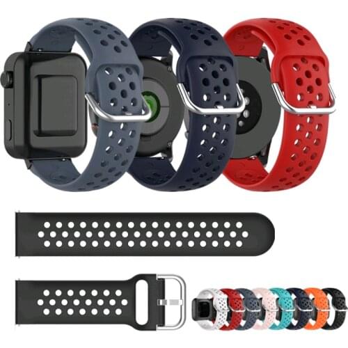 Silicone Watchband for Moto 360 2nd Gen 46mm Smart Watch Wrist Strap for Pebble Time Band For ZTE Quartz Wristband Sport Correa