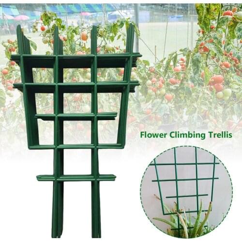 6Pcs Garden Climbing Plant Pot Flower Support Bracket Leaf Vines Plastic Trellis With you can just insert it into the soil/pot