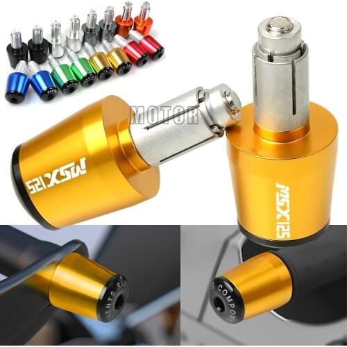 For Honda MSX125/GROM 2014-2017 2015 2016 MSX 125 Motorcycle 7/8"22mm Aluminum Handlebar Grips Cap Handle Bar Ends Plugs Cover