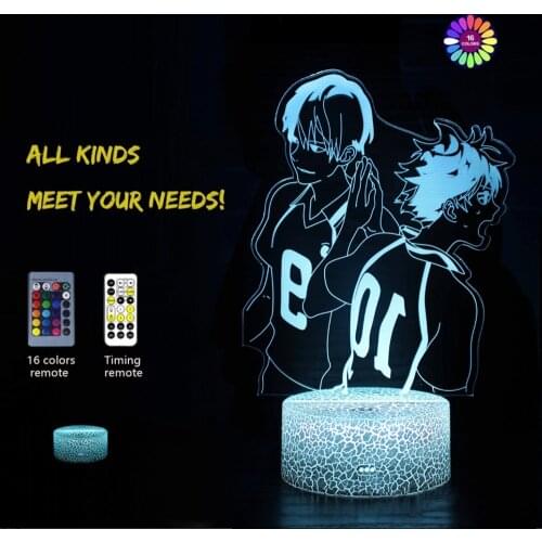 Anime Sailor Moon Manga My Hero Academia Chinchilla Usb Light Stuffed With to Sleep Room Decor Child USB 3d Lamp for Children