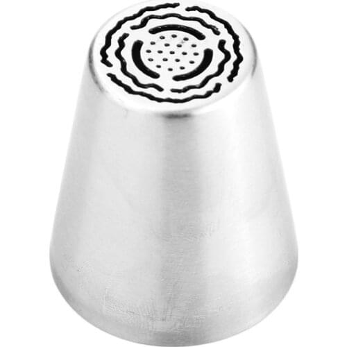 Free Shipping Stainless Steel 304 Large Russian Flower Piping Nozzle Cake Decorating Cupcake Icing Tips#BNO55