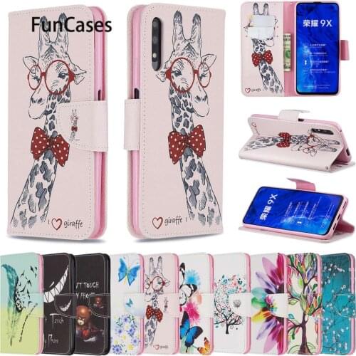 Feather Cellular Phone Cases For case Huawei Honor 8A Vintage Flip Book Case sFor Case Huawei phone case Honor 9X 8C Pro 8S Etui