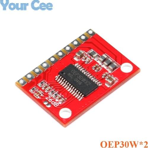 OEP30W*2 Double Channel Digital Amplifier Board Module Diy Amplifier Kit 30Wx2 D Class Dual Channel Power OEP30WX2 PWM