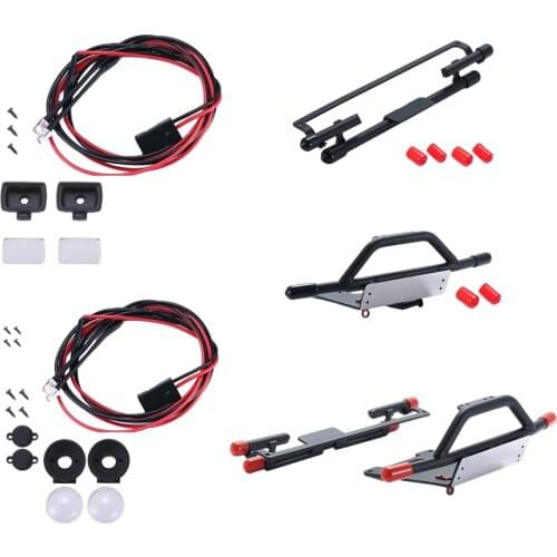 CNC Metal Anti-Collision Bumper Bull Bar for WPL D12 1:10 Scale RC On-road Car Pickup Truck Spare Parts Accessories