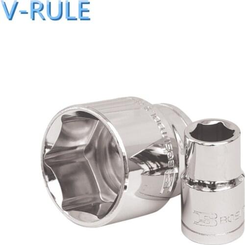 1Pcs Metric 17mm 6 Point Double Color Long Socket CR-V Steel 1/2" Drive Wrench