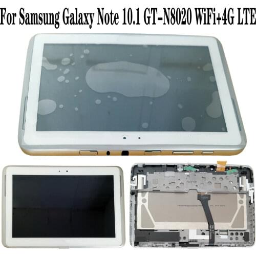 OEM For Samsung Galaxy Note 10.1 GT-N8020 WiFi+4G LTE LCD Display Touch Screen