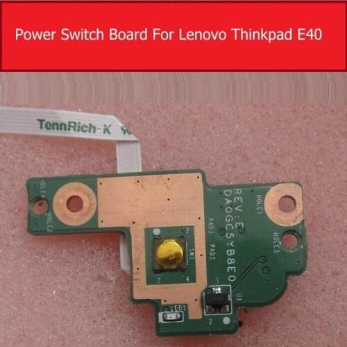Genuine On/Off Power Board For Lenovo Thinkpad E40 EDGE 14 Switch Button Jack Board Replacement parts