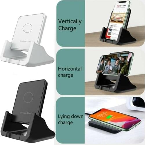 Quick Charging Charger Stand Dock Phone Holder Pad Qi Wireless Charger Stand Multifunctional Wireless Charging Pad Holder