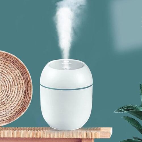 Portable USB Humidifier Cool Mist Humidifier with 7 LED Light Quiet Desktop Humidifier for Home Travel Office Auto Shut-Off