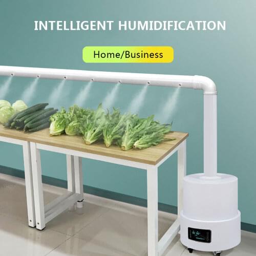 Portable LCD Display Big Mist Vegetable Fruid Farming Outdoor Disinfection Industrial Ultrasonic Air Humidifier