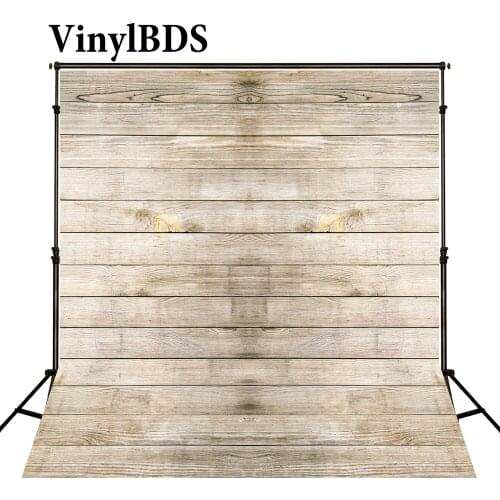VinylBDS 10x10ft Vintage Wooden Background Gray Solid Color Wood Backdrop Portrait Wedding Photo for Photocall Studio