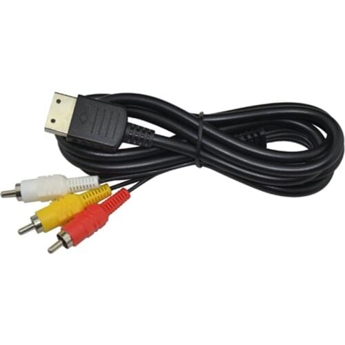 High quality 1.8M/6FT Audio Video 6pin 6 PIN Stereo Composite AV Adapter Cable Cord wire for Sega Dreamcast DC