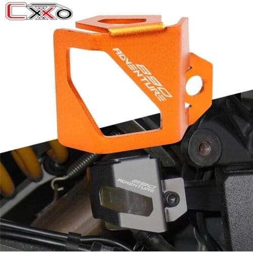 LOGO 890Adventure Motorcycle Rear Fluid Reservoir Guard Cover Protector For KTM 890 Adventure 890Adventure R 890 Adv 2021