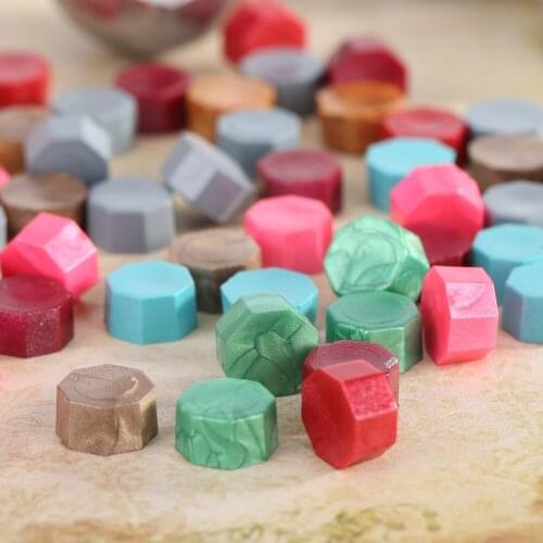 100Pcs Seal Stamp Wax Vintage Wax Seal Stamp Tablet Pill Beads for Envelope Wedding Wax Seal Ancient Sealing Wax