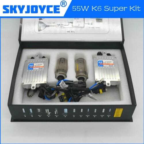 2021 SKYJOYCE hid H7 FAST BRIGHT HID Conversion Kit For H1 H3 H7 H8 H9 H11 9005 9006 5500K 55W Super Fast Bright hid light Kit