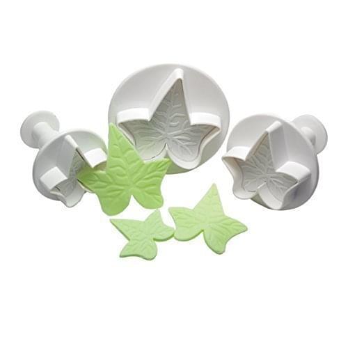 3pcs/set Fondant candy Tools Ivy Leaf Sugarcraft Cutters for Cake Decorating