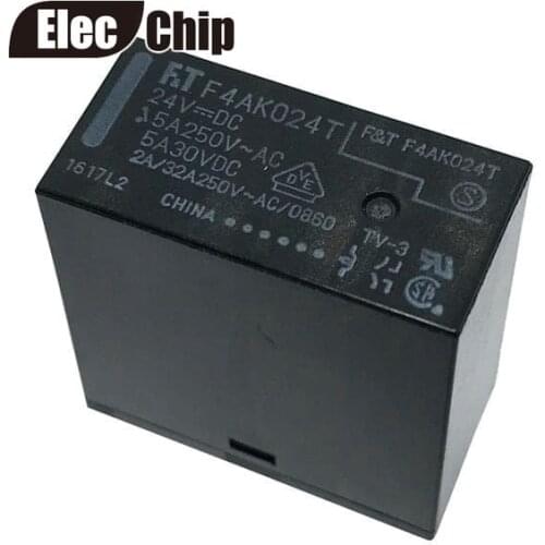 5pcs/lot relay FTR-F4AK024T 24V F4AK024T F.T-F4AK024T 24vdc
