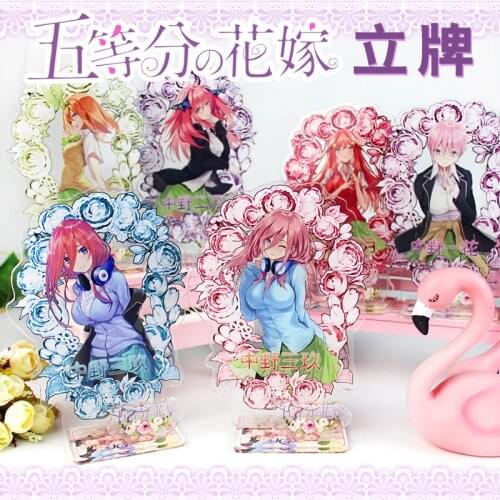 Anime The Quintessential Quintuplets Acrylic Stand Model Toys Cute Anime Girls Figure Decoration Action Figure Collectible Toys