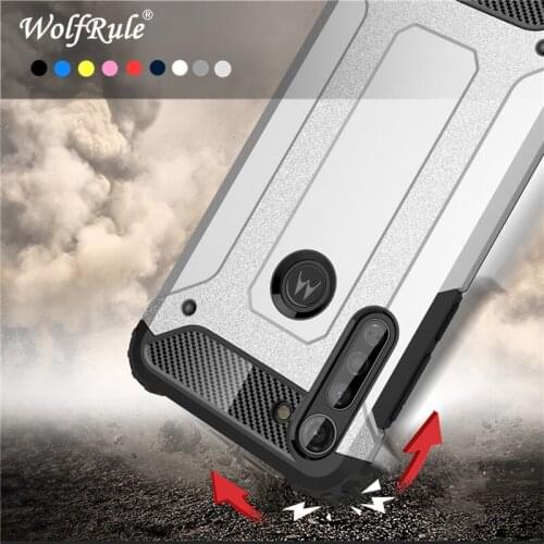 Case For Motorola Moto G8 Case For Moto G8 Full Wrapped Armor Hybrid PC+TPU Shockproof Cover For Motorola Moto G8 Cover Fundas