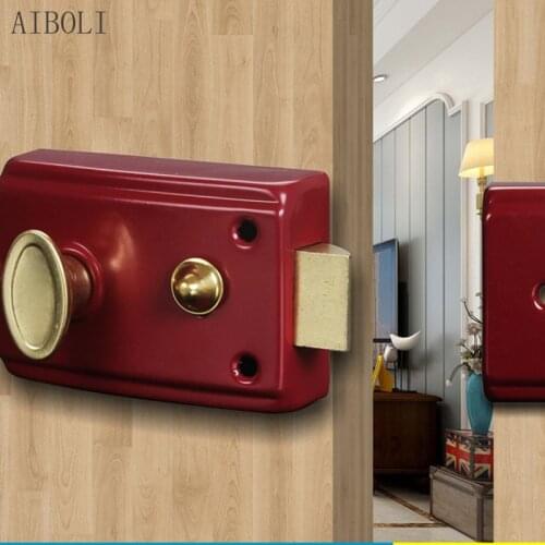 Bull Head Door Lock Lock Indoor and Exterior Door Lock Indoor Mortise Door Lock Wooden Door Iron Door Single Tongue Door Lock
