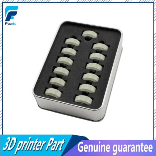 FYSETC 13Pcs iglidur® Wheel 625ZZ Bearing High-quality IGUS Material Manufacturing V-slot V-type for Ender 3 cr-10 3D Printer
