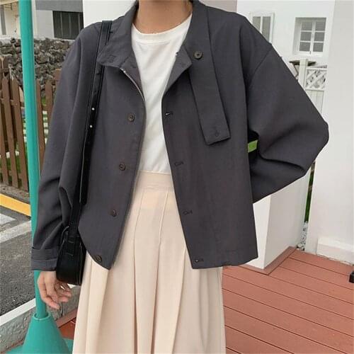 Женские короткие куртки HziriP China At AliExpress