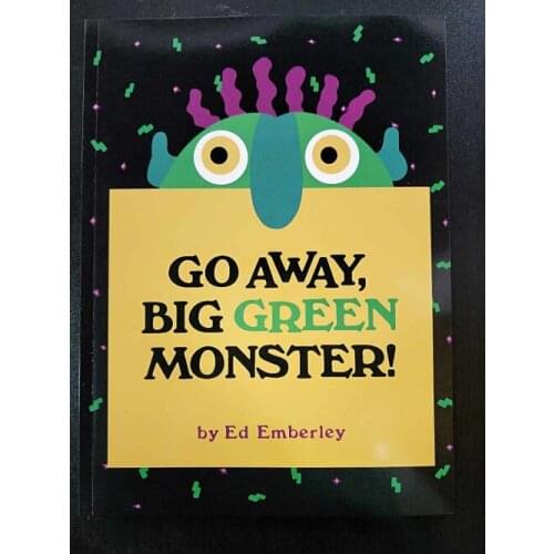 GO AWAY,BIG GREEN MONSTER English picture book children early education Primary School Enlightenment parent-child reading