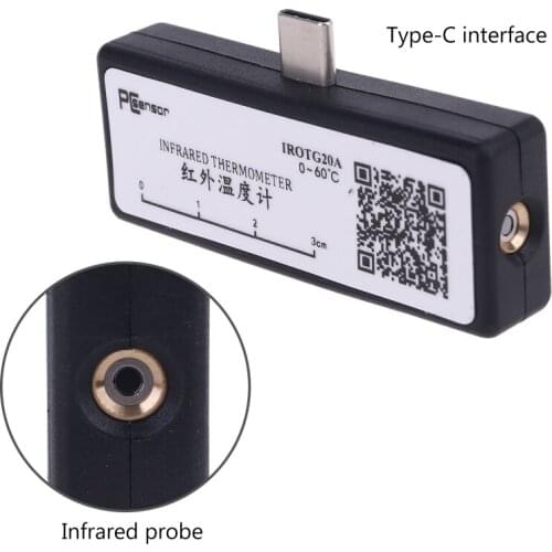 Mobile Phone Infrared Thermometer Thermal Porbe Support Pictures Recording For Type-C OTG with APP