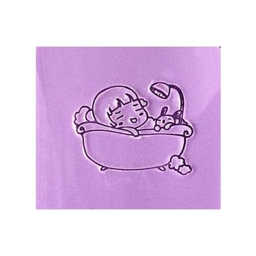 Bath handmade soap standard Mini soap diy stamp seal chaprter 4*3cm