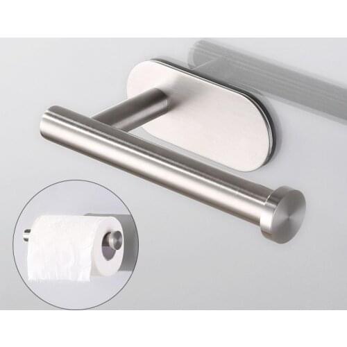 Wall Mount Toilet Paper Holder Stainless Steel Bathroom kitchen roll paper Accessory tissue towel accessories rack holders