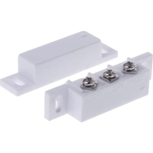 NC NO Magnetic Contact Switch Door Sensor Wired Metal Roller Shutter Door Home Alarm System