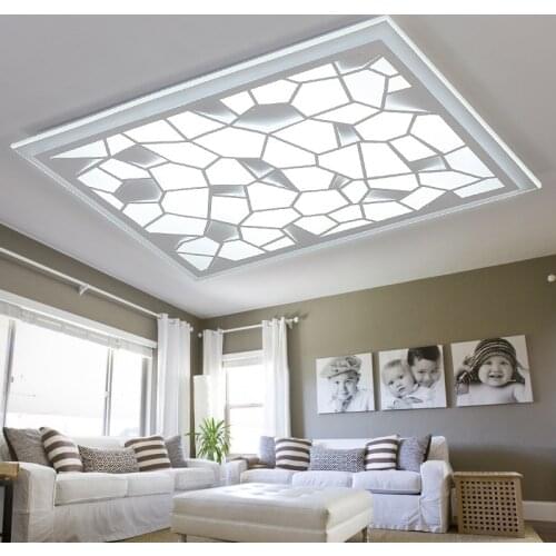 Living Room Light Rectangular Modern Simple Ceiling Light Fashion LED Atmosphere Bedroom Light Creative Individual Ceiling lamp