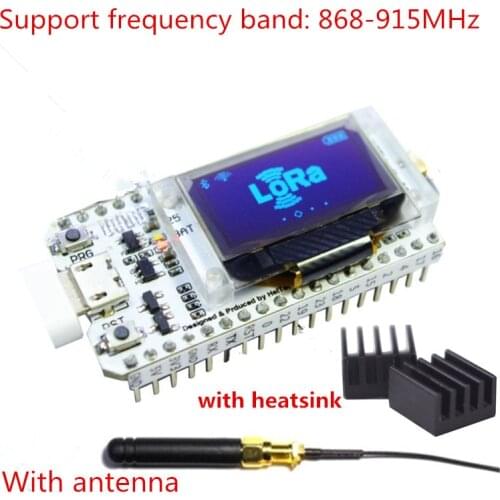 868MHz-915MHz SX1276 ESP32 LoRa 0.96 Inch Blue OLED Display WIFI Lora Kit 32 Module IOT Development Board for Arduino