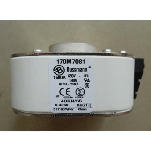 Fuses: 170M7060 1400A 690V / 170M7080 1400A / 170M7100 1400A / 170M7120 1400A 690V aR