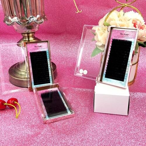MsNala Eyelash Extensions Natural Lashes Faux Mink Eyelashes 3 Cases Soft C D Curl 7 8 9 10 11 12 13 14 15mm Individual Lashes