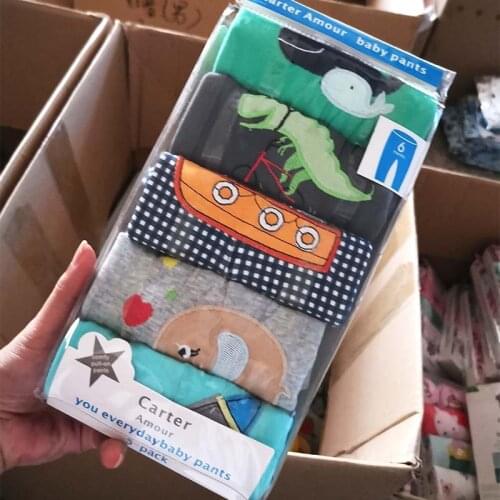 Baby Pants 0-24 Months 5Piece/lot Bebe Pant Embroidery Cuff Style Pant Children Colorful And Cute Wear Baby Clothing