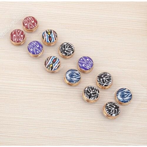 Strong metal plating magnetic hijab luxury accessory no hole pins brooches Magnet for muslim chiffon scarf