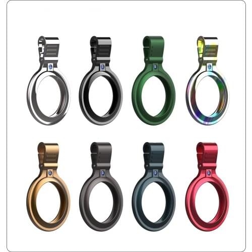 High Quality Metal Case For Apple Airtags Protective Cover For Apple Locator Tracker Anti-lost Device Keychain Protect Sleeve