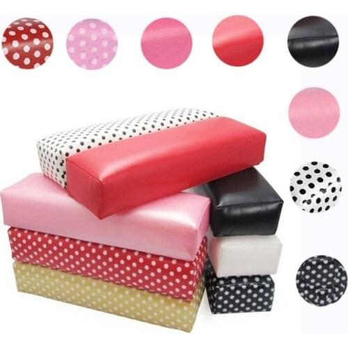 4pcs mix colour soft Nail Art Hand Holder Cushion Pillow Nail Arm Rest Manicure Tools Comfortable Pratical Nail Art Equipment