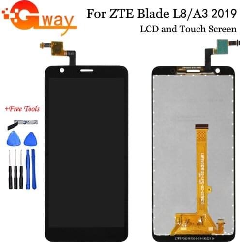 100% Tested For ZTE Blade L8 / ZTE Blade A3 2019 LCD Display + Touch screen Digitizier Assembly For ZTE A3 2019/ZTE L8 + Tools