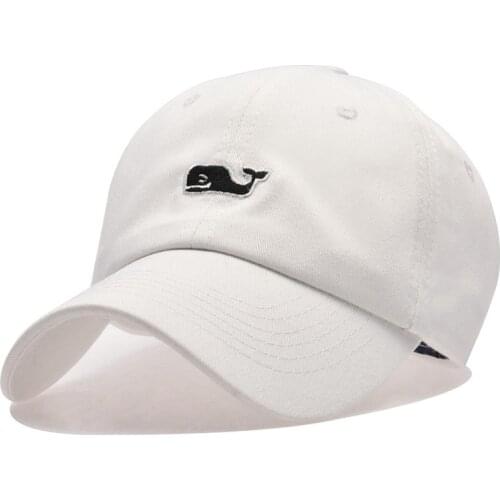 Women Men Whale Baseball Cap Unisex Cartoon Embroidery Fish Snapback Hat Fashion Male Female Cotton Casual Caps CP0109