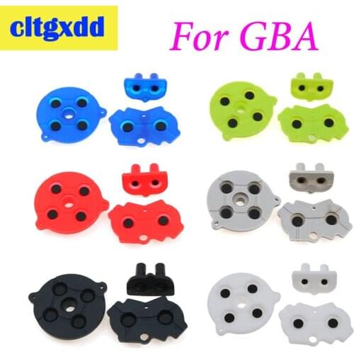 Cltgxdd Colorful Rubber Conductive Buttons A-B D-pad For GameBoy Advance GBA Silicone Start Select Keypad Silicone pad