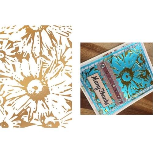 Background Hot Foil Plate for DIY Scrapbooking Letterpress Embossing Paper Cards Craft New 2020