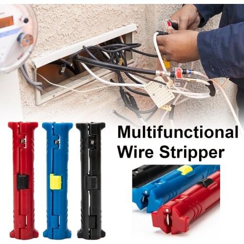 1Pcs Cable Stripping Tool Heavy Duty Wire Stripper Cable Stripper Coaxial Cable Stripper for Coax Network,and Telephone Cables