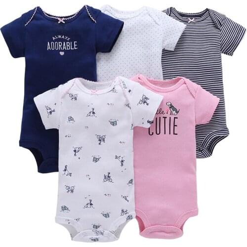 Short sleeve rompers set for baby girl boy summer unisex newborn clothes fashion 2020 new born costume toddler infant clothing