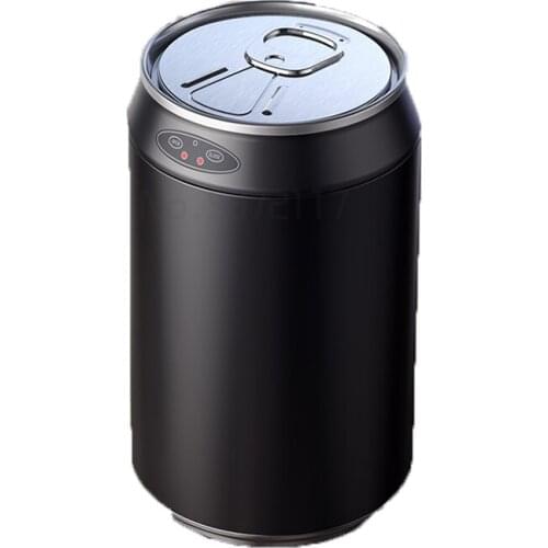 Creative can intelligent induction trash can automatic large capacity paper basket with cover in household living room