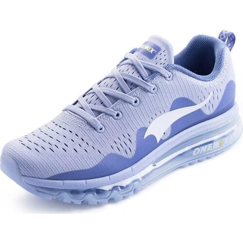 ONEMIX Men Running Shoes Sports Sneakers Damping Air Cushion Breathable Knit Fresh Mesh Outdoor Walking Jogging male athletic